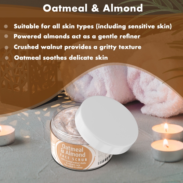 Oatmeal & Almond Face Scrub - Image 2